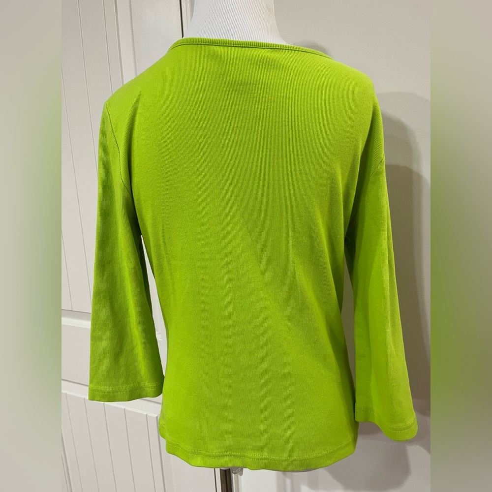 Lilly Pulitzer Lime Green Top - Picture 3 of 4